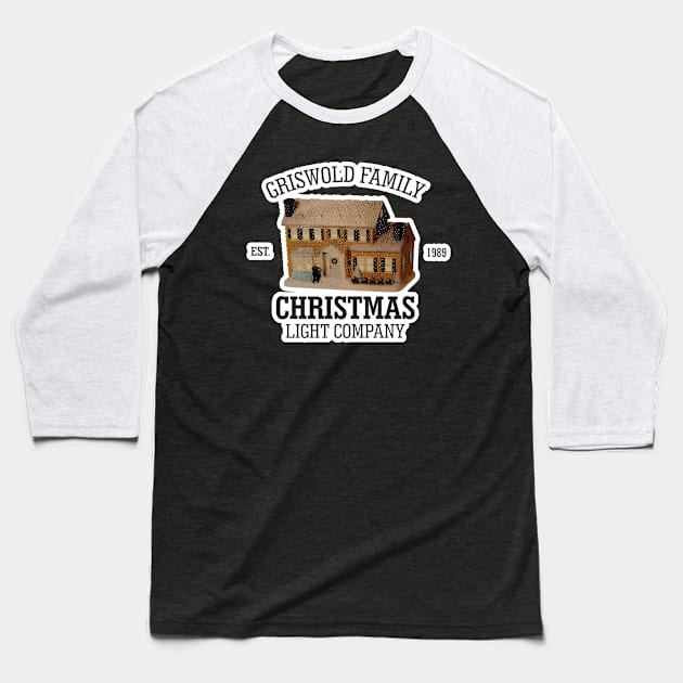 Griswold Family Christmas Light Company Baseball T-Shirt by Geminiguys